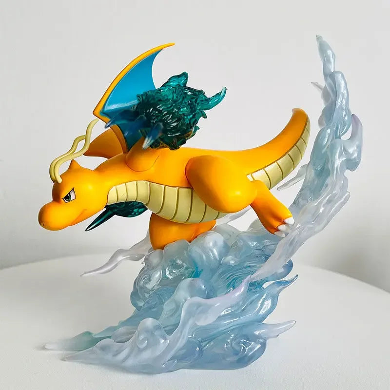 2024 New Pokemon Anime Figure Dragonite Figurine 17cm Pvc Statue Model Dolls Collectible Room Ornament Toy Birthday Gifts