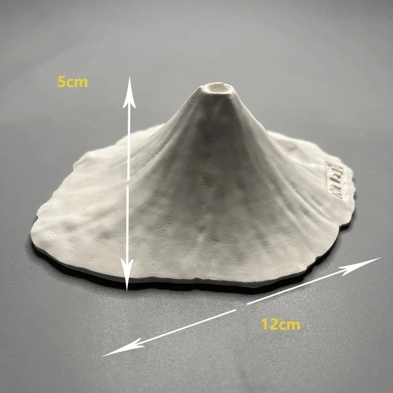 Japanese-Style Minimalist Modern Sculpture of Mount Fuji Creative Desktop Art Miniature Ornaments Birthday Gifts Art Statue