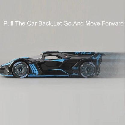 1:24 Scale Bolide Revuelto Model Sports Cars Toys Spray Version Alloy Diecast with Light Music Miniature Vehicle Boys Xmas Gifts