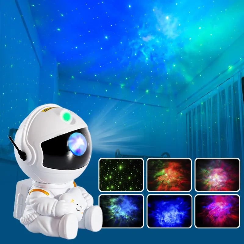 Galaxy Stern Projektor LED Nachtlicht Sternen Himmel Astronaut Projektoren Lampe Für Dekoration Schlafzimmer Haus Dekorative Kinder Geschenke