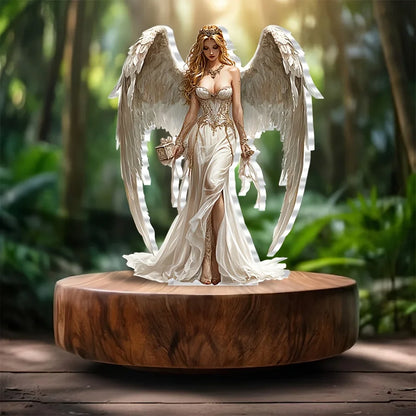 2D Decorative Signs/Angel Acrylic Decorative Signs/Bohemian Style for Homes, Offices and Cafes