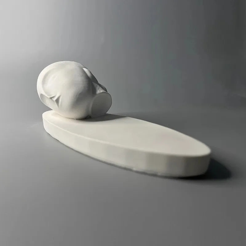 Sleeping Muse Museum Replica Model Simple Art Gypsum Sculpture Creative Ornaments Modern Simple Decorative Crafts Decor Statue