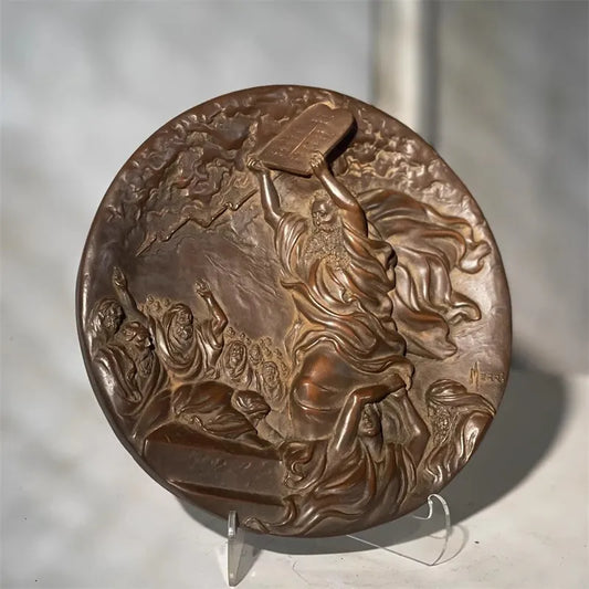 European Art Vintage Sculpture Biblical Decor for Study Room Minimalist Gallery Artifact European Replica Collectible Gift