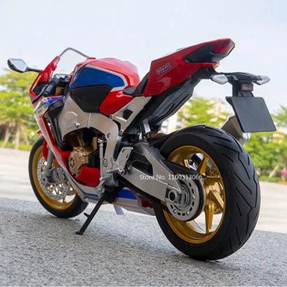 1:9 Honda CBR 1000RR Monkey Motorcycles Toys Alloy Cars Miniature Models Wheel Turned with Light Vehicles Boys Festival Gifts