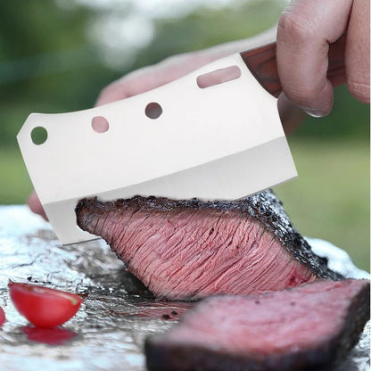 Ensemble de couteaux à viande forgés, couteau de Chef de cuisine à découper les os en acier inoxydable, BBQ pêche fruits couteau EDC avec gaine