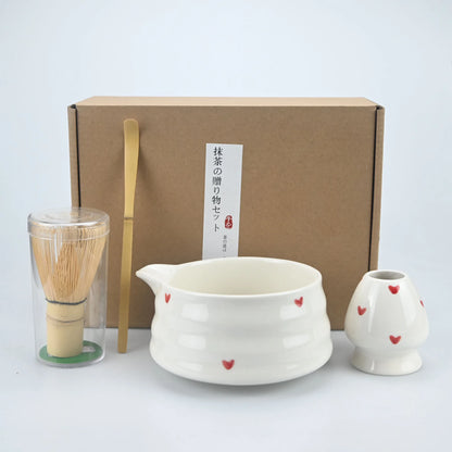4pcs/5pcs/set Japanese Style Matcha Tea Set With Tool Rack, Including Bowl, Whisk, Spoon, Great Gift For Ceremony, Traditional J