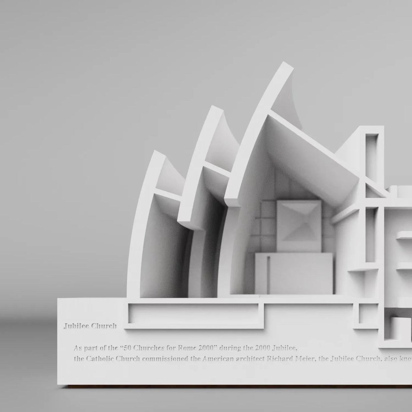 Millennium Church Cement Building Model Concrete Home Decoration Ornaments Aesthetic Room Decoration Home Luxury Decor Gift