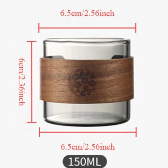 1pcs Japanese thicken Style Glass Tea Cup Heat-resistant and Scald Resistant Water Mug Master Cup Household Glasses Coffee Mug