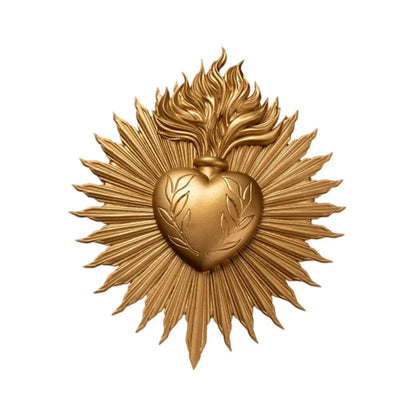 Gothic Heart Wall Decor Wall Plate for the Sacraments de cleanings lounge