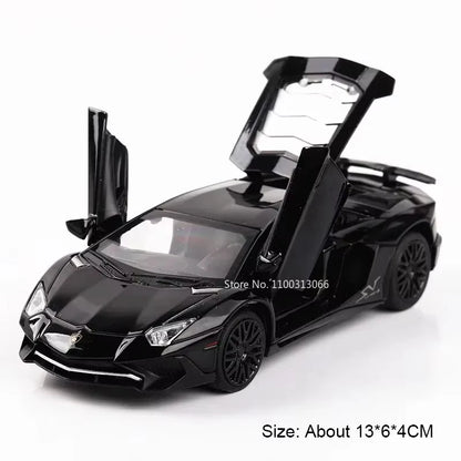 1:32 Lambor V12 LP740 Toys Model Cars Alloy Diecast Vehicles Models with Light Sound Super Sport Car Toy Children Birthday Gifts