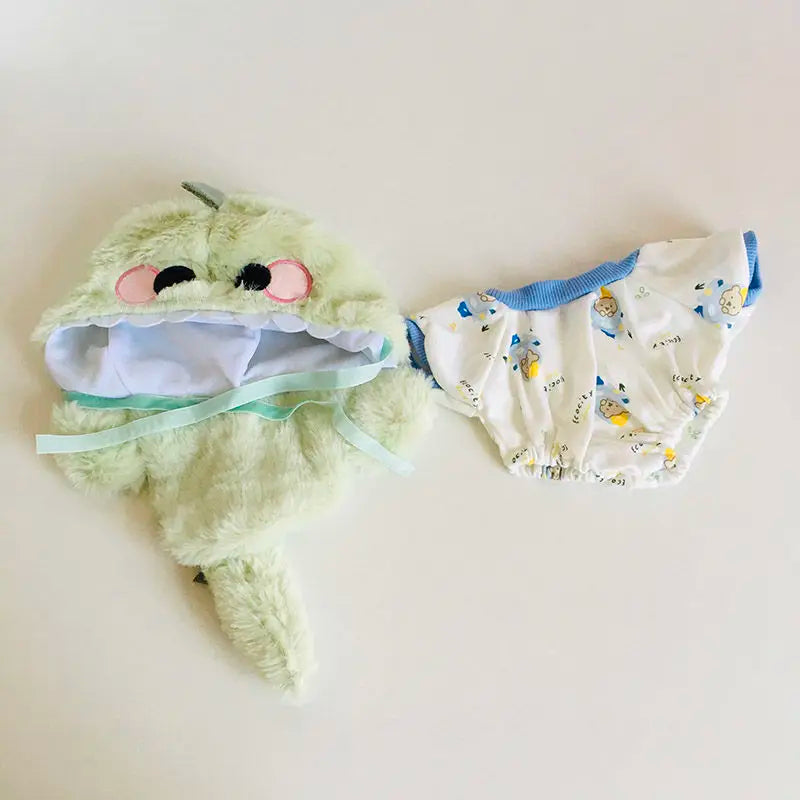 30cm Doll Lina Doll Clothes Plush Toy Set Teddy Bear Kawaii Anime Accessories Dress Up Cute Cartoon Friends Holiday Gift