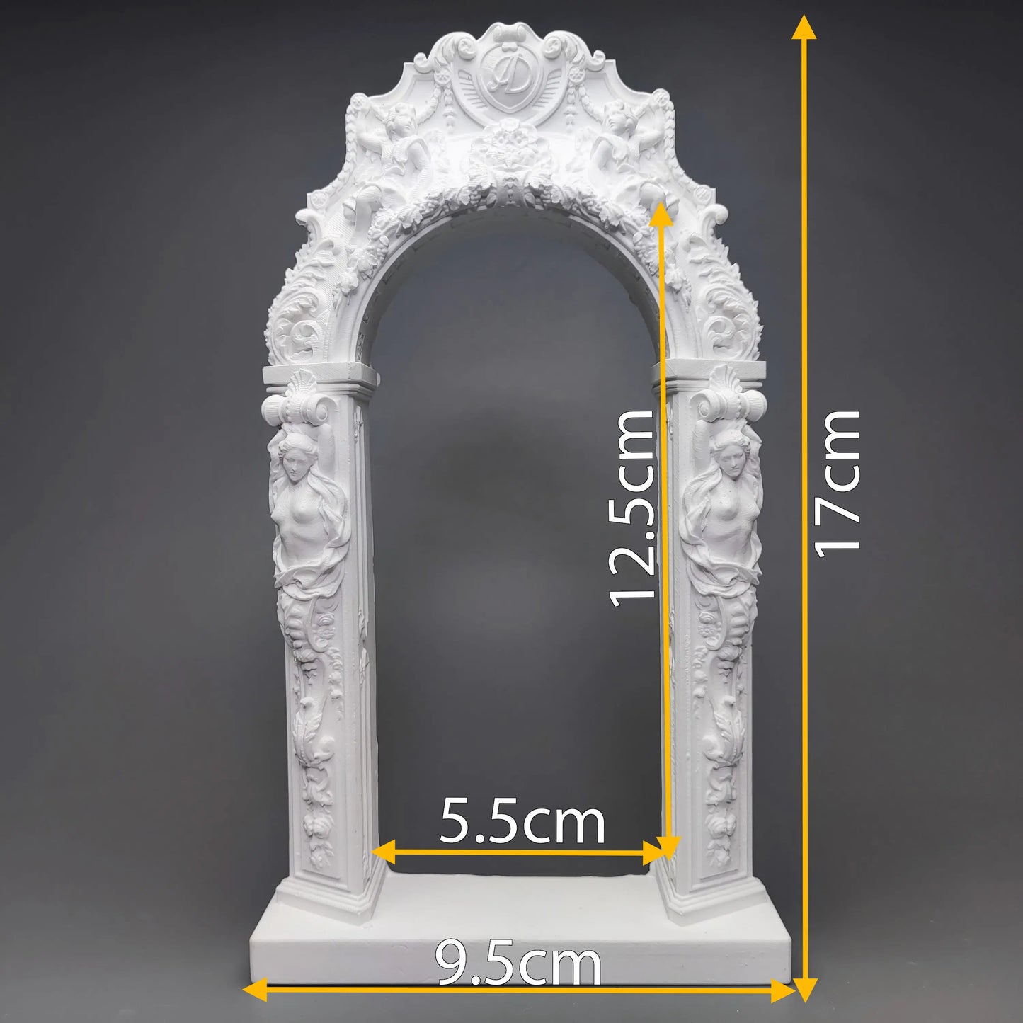 Rococo Style Goddess Door Cave Plaster Drawing Set Structure Art Architecture Sculpture Ornament Room Living Room Desktop Decor