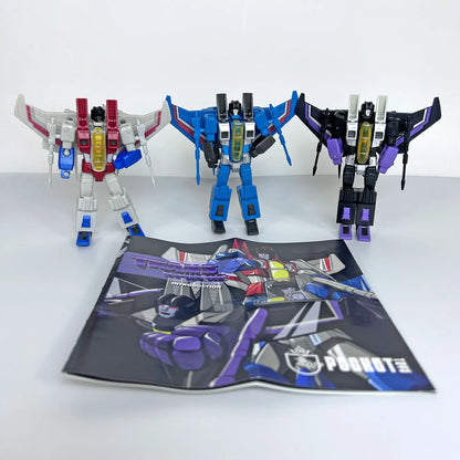 Transformation PT PT-F15 PT F15 Pocket Toys  Starscream Skywarp Thundercracker KO MP Action Figure Robot