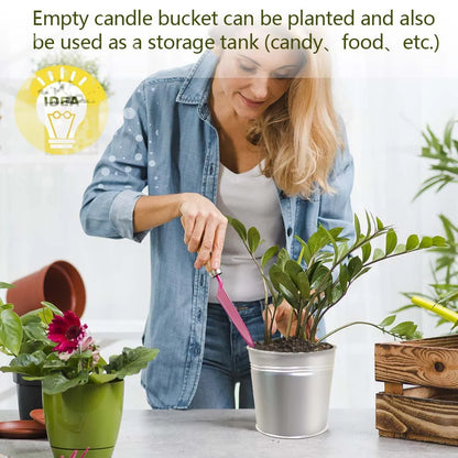 Citronella Candles Outdoor, Jar Candles for Home Scented, Summer Outside Citronella Candles for Outdoor Indoor Garden Patio