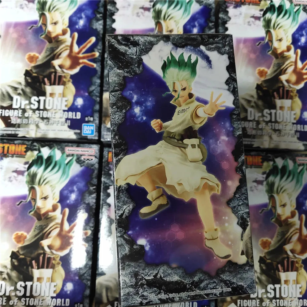 Original BANPRESTO Dr. STONE DXF Ishigami Senkuu Anime Figur PVC Action Figur Bandai Sammeln Figuren Modell Puppe Spielzeug Geschenk