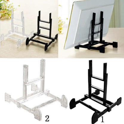 Modern Display Stand Easel Plate Bowl Holder Picture Frames Holder Book Pedestal Holder