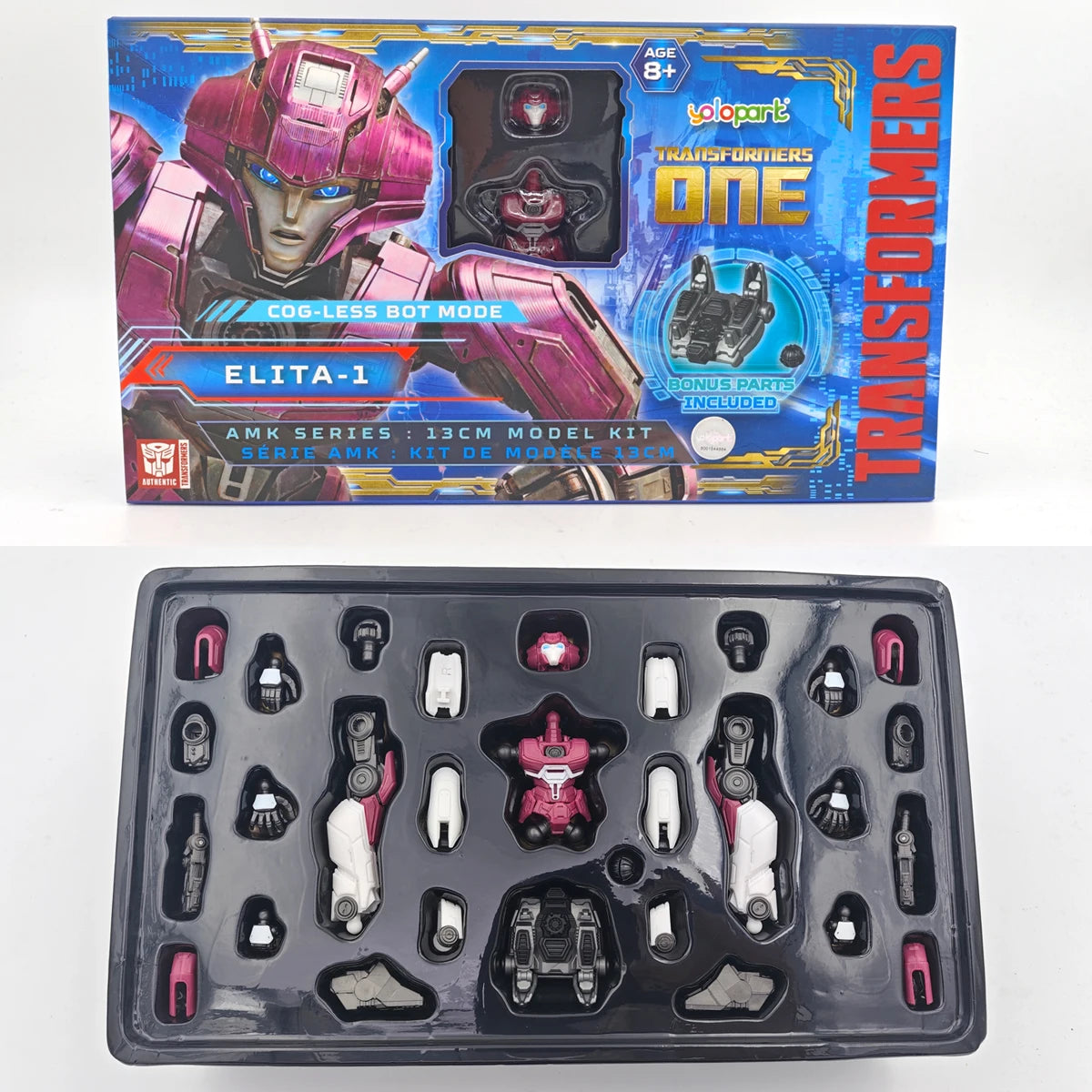 Yolopark Transformers One Toys ELITA-1  ELITA ONE Cog-less 13CM Model Kit Transformers Action Figures Toys