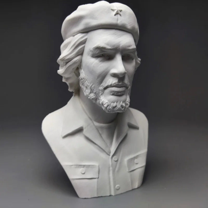 Che Guevara Model Plaster Figure Sculpture Art Decoration Ornaments Interior Art Living Room Figurines Desktop Decor Statue
