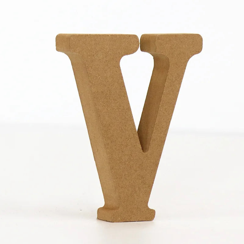 Wooden English Letters And Numbers Ornaments Wooden Crafts Diy Creative Decorative Home Decorations Personalised Name Design