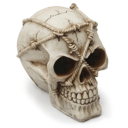 Tête humaine créative, modèle de crâne en résine, décoration de la maison, Sculpture de crâne, Figurine de crâne d'halloween