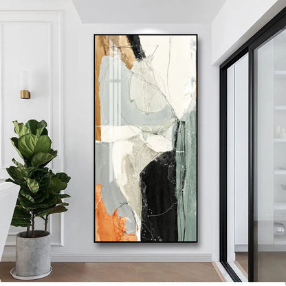 Modern Abstract Oil Painting Print On Canvas Nordic Poster Wall Art Pictures For Room Decor Aesthetic Home Decor Luxury Cuadros