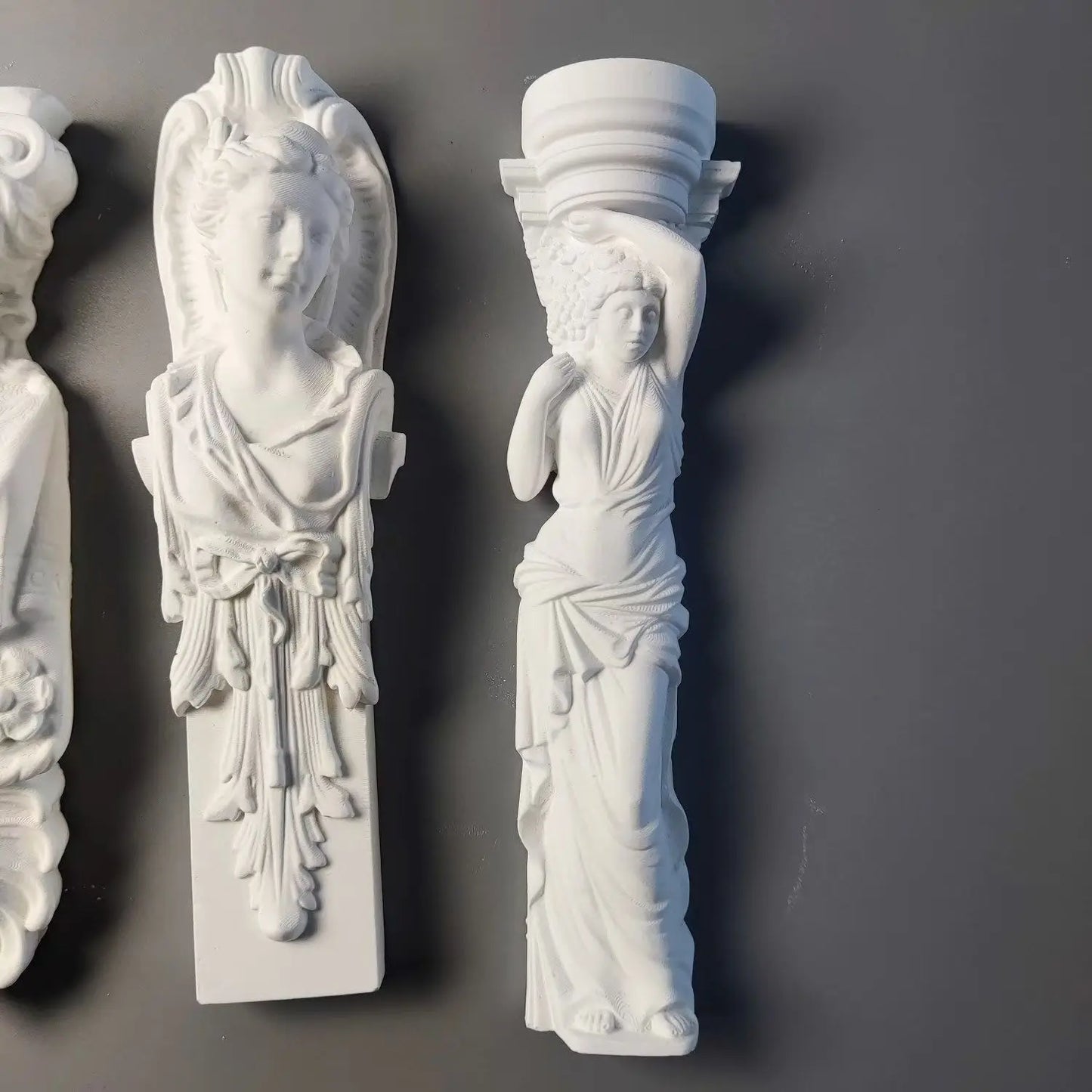 Roman Column Art Gypsum Portrait Sketch Statue Ornaments Plaster Figure Desktop Decor Modern Decoration Living Room Home Luxury