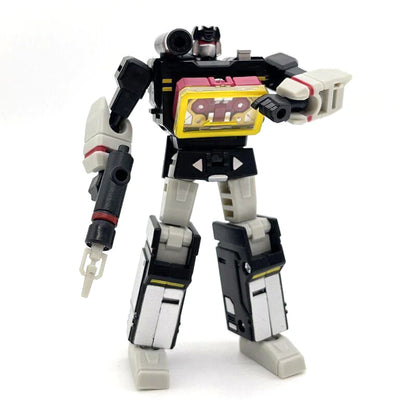 PT-04 Black Soundwave PT04 PT04B Transformation  Tape G1 Mini Pocket War KO DX9 Action Figure Robot Toys Kids Gift