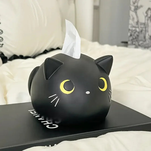 Cartoon Cute Cat Tissue Box Home Living Room Kitchen Desktop Multi Functional Paper Box Creative Fashion Home Decoration
