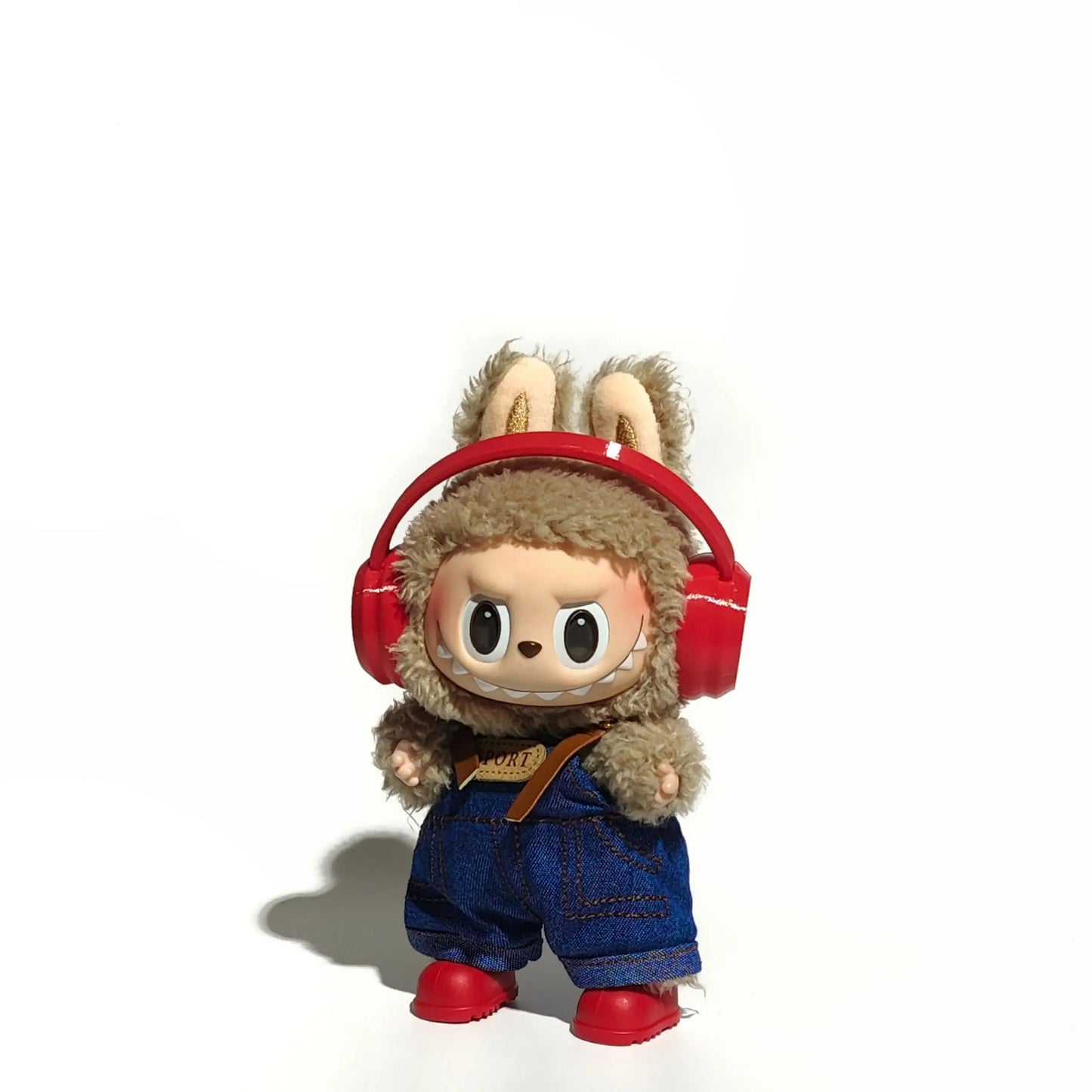 Lafufu Doll Cloth Replacement  Clothes Eyeglasses Overalls Shoes Headset for One Two Three Generations Accessories