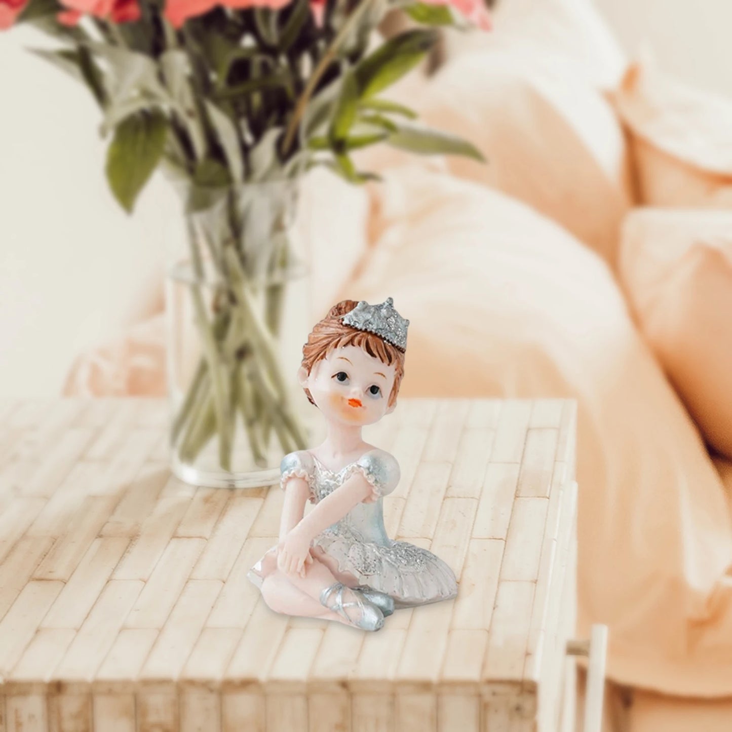 Nordic Retro Angel Statue Fairy Angel Figurine Photography Background Collectible Art Ornament Resin Statue