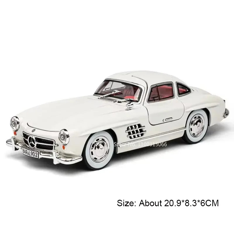 1:24 GLE350 300SL Alloy Cars Models Toys Diecasts Miniature Vehicles Model with Sound Light Pull Back SUV Models for Kids Gifts