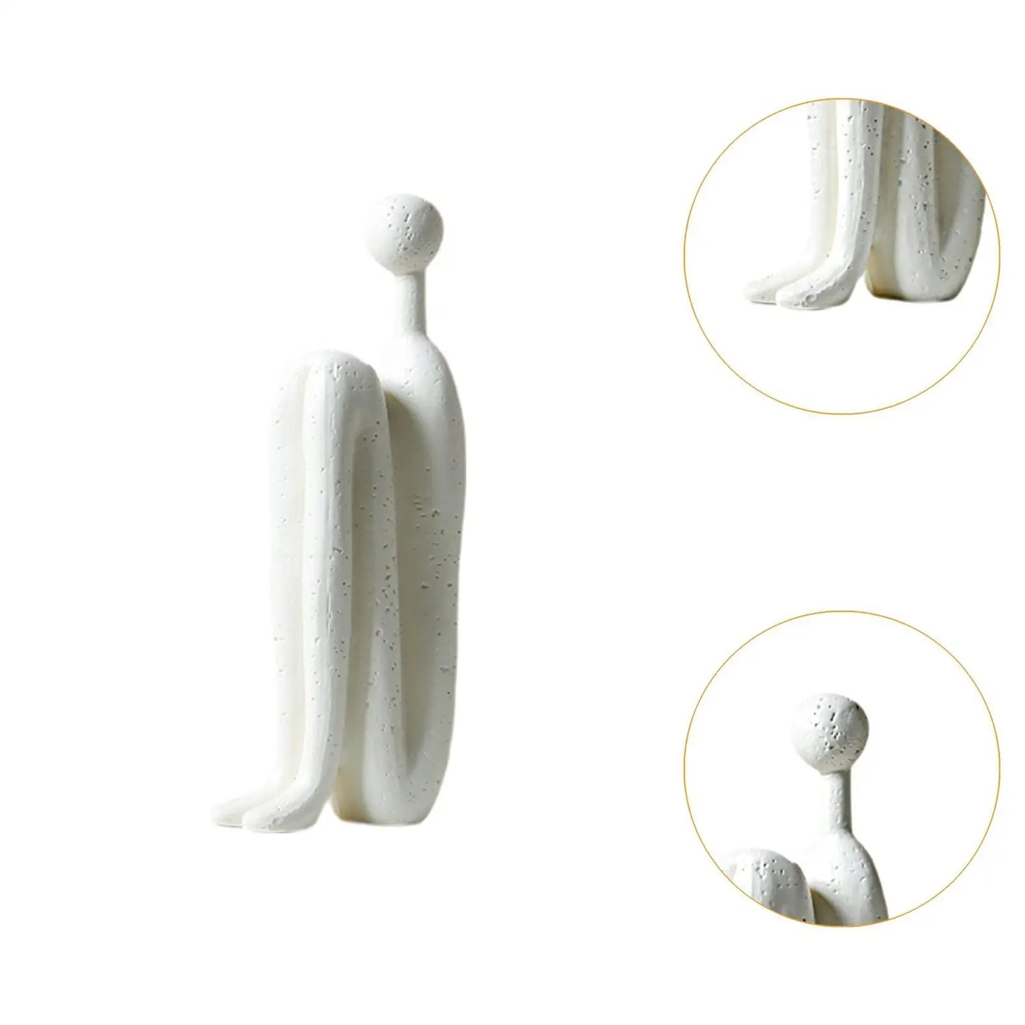 Abstract Figure Sculpture Modern Statue Tabletop Ornament Decorative Figurine for Desk