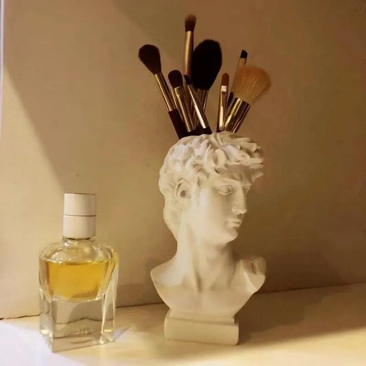 Ins nordique David Vase hydroponique Vase ornements Pot de fleur maquillage brosse seau de rangement accessoires Photo Vintage décoration de la maison
