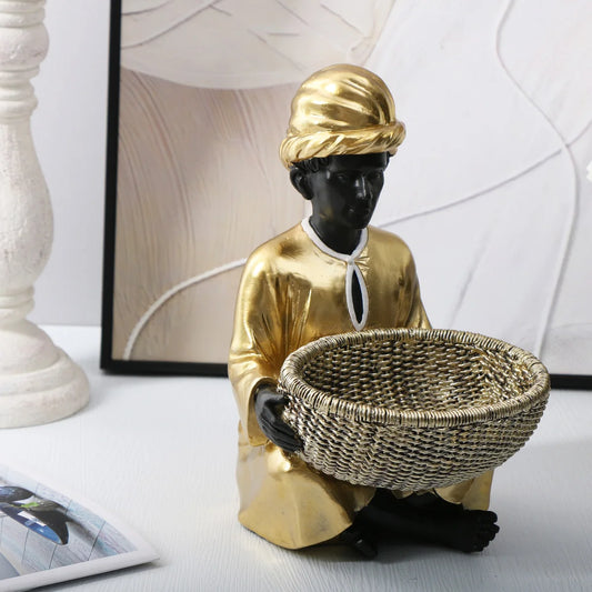 1 piece of Middle Eastern character storage ornaments, Middle Eastern Arapai small storage living room decorations and home furn