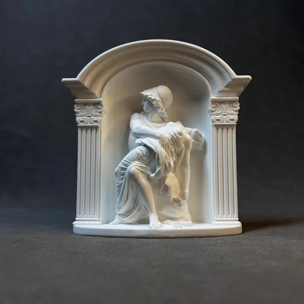 Retro Sculpture Art Commercial Figurine Decor Plaster Statue Desktop Atmosphere Ornament Home Luxury Decorations Holiday Gift