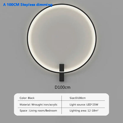 Modern LED Wall Lamps Luxury wall Sconce 80/100/120cm Home Decor For Bedroom Bedside Stairs Living Room Background Lighting