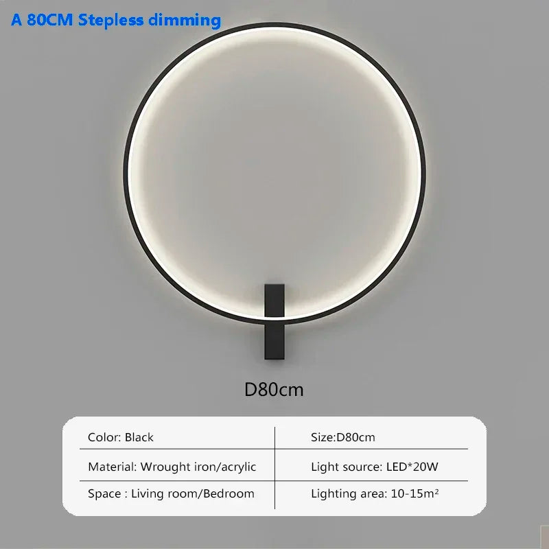 Modern LED Wall Lamps Luxury wall Sconce 80/100/120cm Home Decor For Bedroom Bedside Stairs Living Room Background Lighting