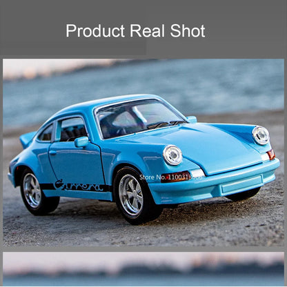 1:36 911 Carrera 1974 Rolls-Royce Cullinan Toy Cars Models Alloy Diecast Rubber Tires Pull Back Miniature Vehicle for Boys Gifts