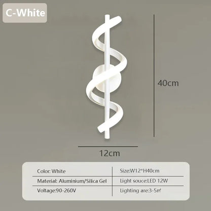 Modern LED Wall Lamp Nordic Gold Bedroom Bedside Wall Lights With Plug Wall Sconce For Minimalist Entryway Corridor Aisle lights