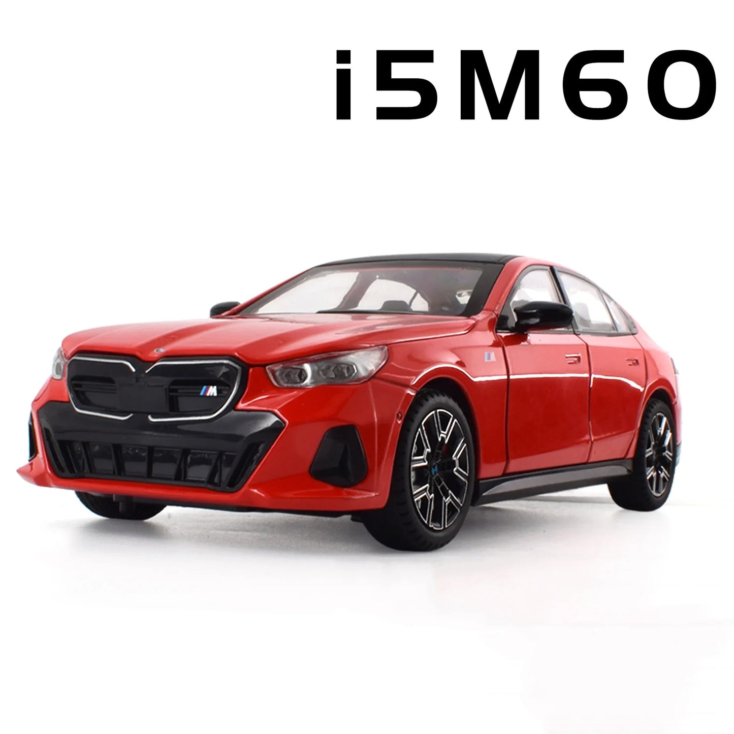 1:24 Scale i5M60 XM Toys Models Cars Alloy Diecast Rubber Tires Miniature Vehicle with Light Sound Car Kids Children's Day Gifts