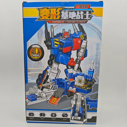 Transformation Metrotitan G1 3 Change Base Metroplex Fighters Blue KO KT Ver Action Figure