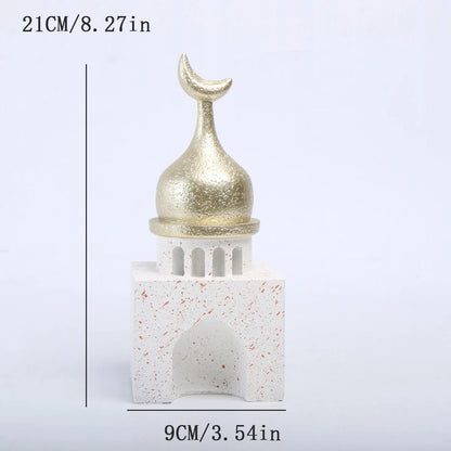 1pc Middle Eastern Style Resin Statue Decor, Indoor Ornament for Living Room, Multi-Room Compatible, No Power Required