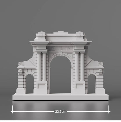 Micro Architecture Tsinghua Garden,Tsinghua University Cultural Creative Souvenirs Living Room Study Room Cement Building Deco