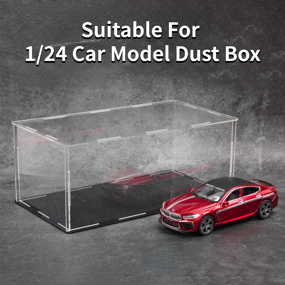 1/24 1/32 Alloy Car Model Toys Storage Box Acrylic Transparent Dustproof Box Car Model Toy Display Box Collection Gifts Case