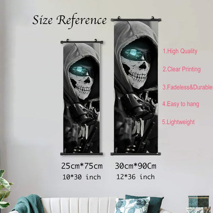 HD Hanging Scroll Call Of Duty Painting Modern Wall Artwork Simon Riley Picture Print Canvas Game Poster Home Decor Living Room