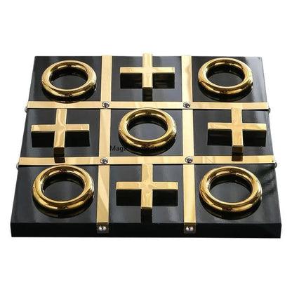 Modern Tic Tac Toe for Coffee Table Decor Decorative Tic Tac Toe X/O Board Nordic Modern Home Living Room Office Decoration