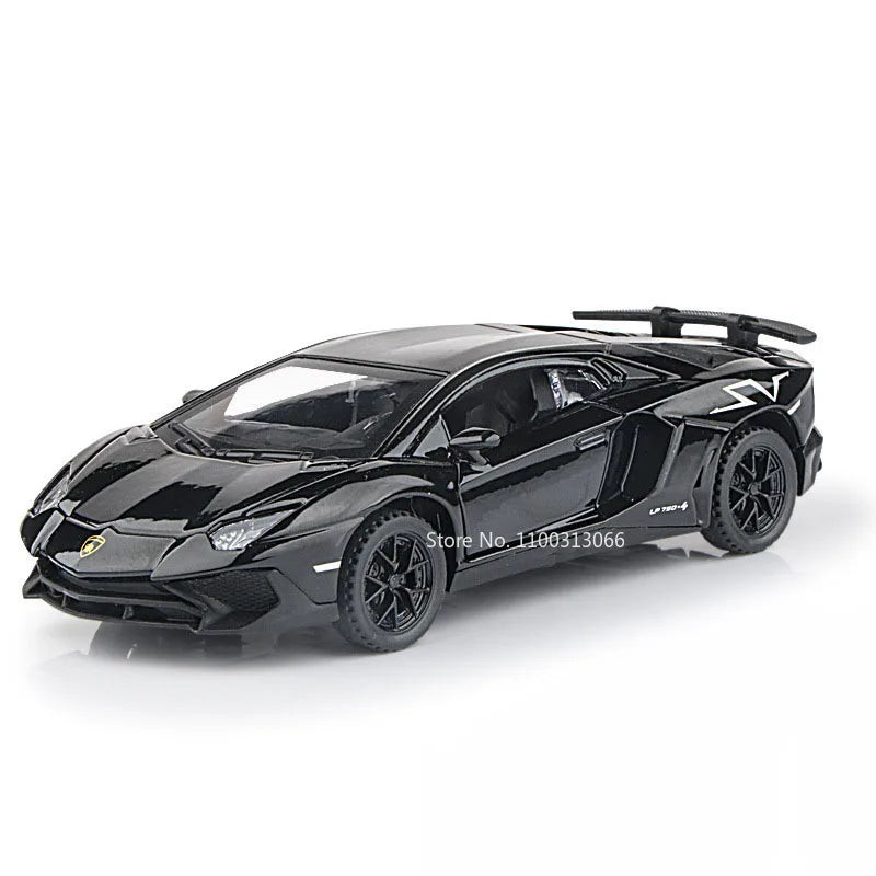 1:32 Lambor LP750-4 DIVO Models Cars Toys Alloy Doors Opened Miniature Sports Car Light Music Vehicle Toddler Kids Gifts