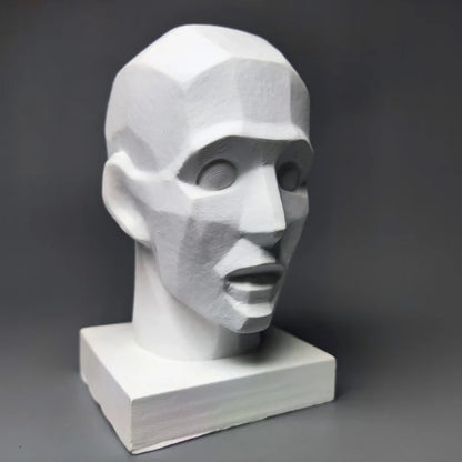 Portrait Model Teaching Aids Sketch Plaster Figure Sculpture Art Ornaments Interior Art Living Room Figurines Desktop Decor Gift