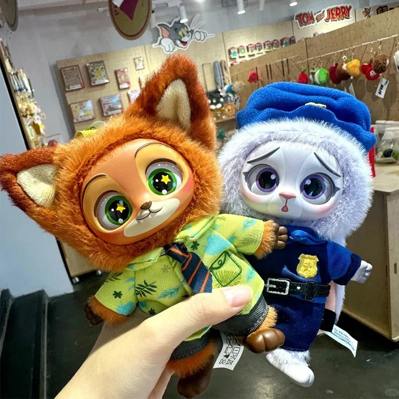 Zootopia Series Blind Box Cute Judy Nick Vinyl Plush Pendant Surprise Box Bellwether Anime Doll Keychain Mystery Box Toy