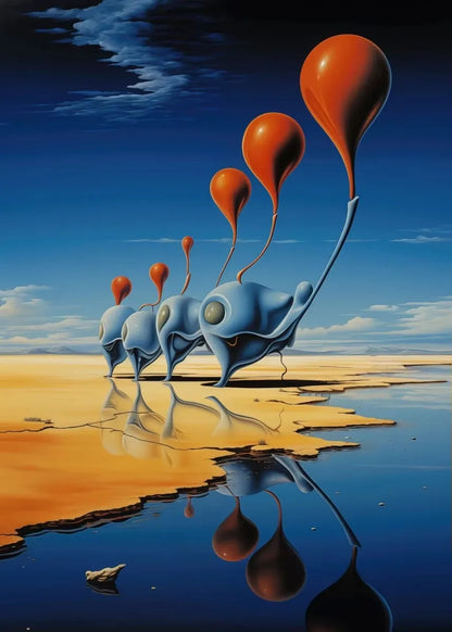 Surrealism Salvador Dali Posters and Prints Wall Art Canvas Painting Abstract Picture for Living Room Home Decoration Cuadros